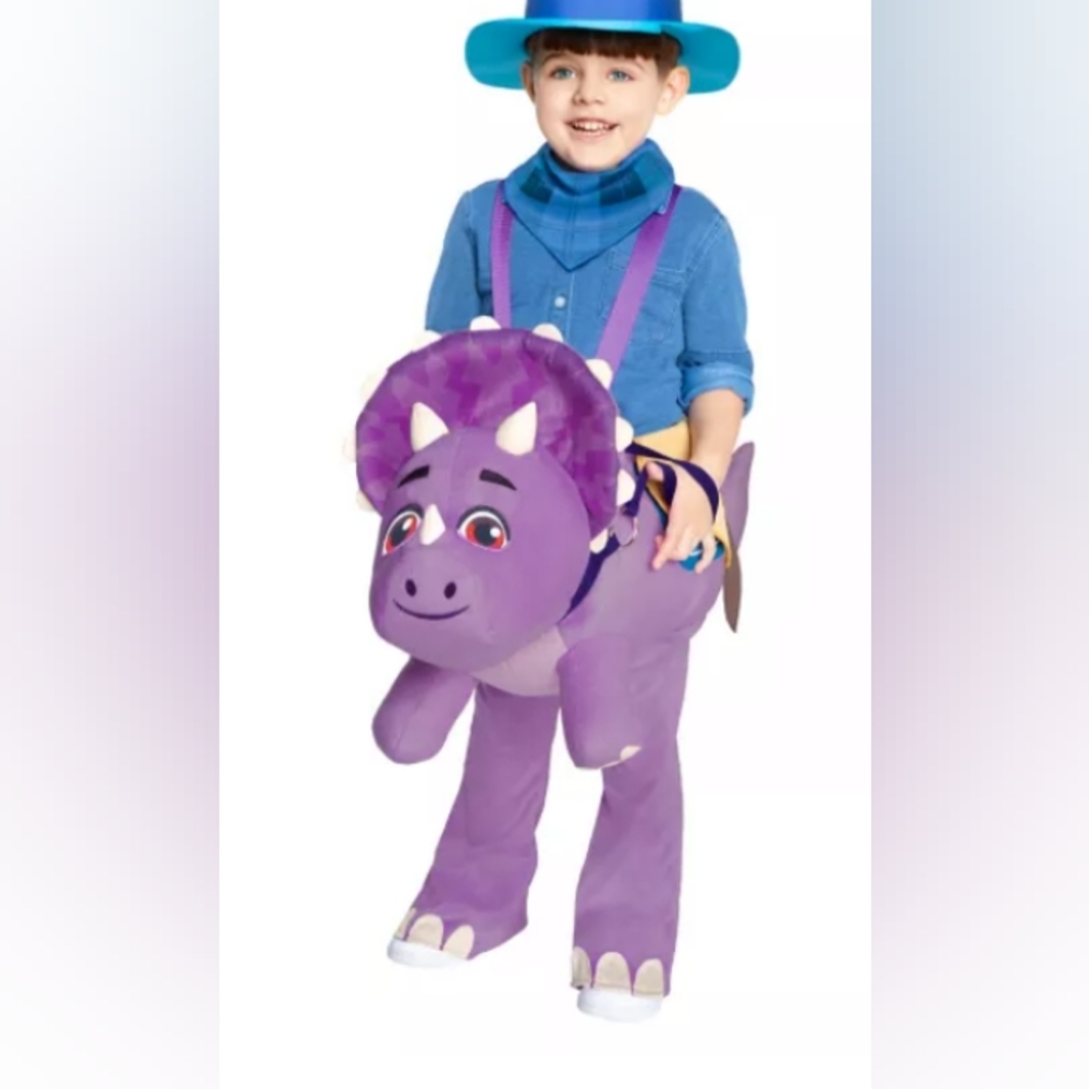 Purple Dinosaur Plush costume DINOSAUR ONLY